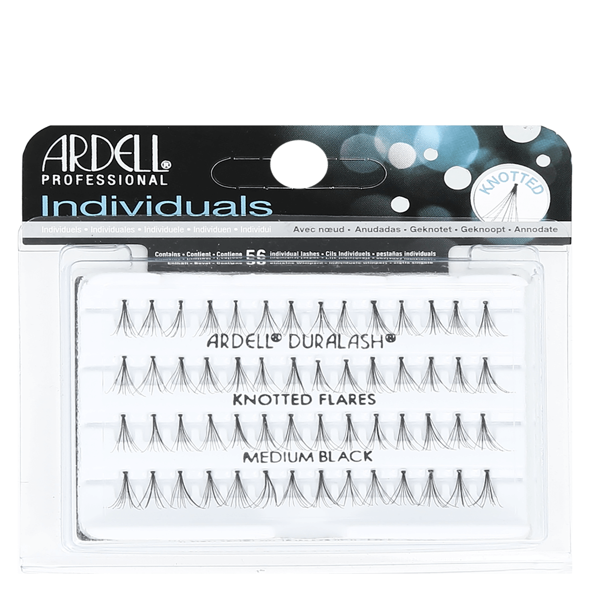 Ardell DuraLash Individuals Knotted Flares Medium Black