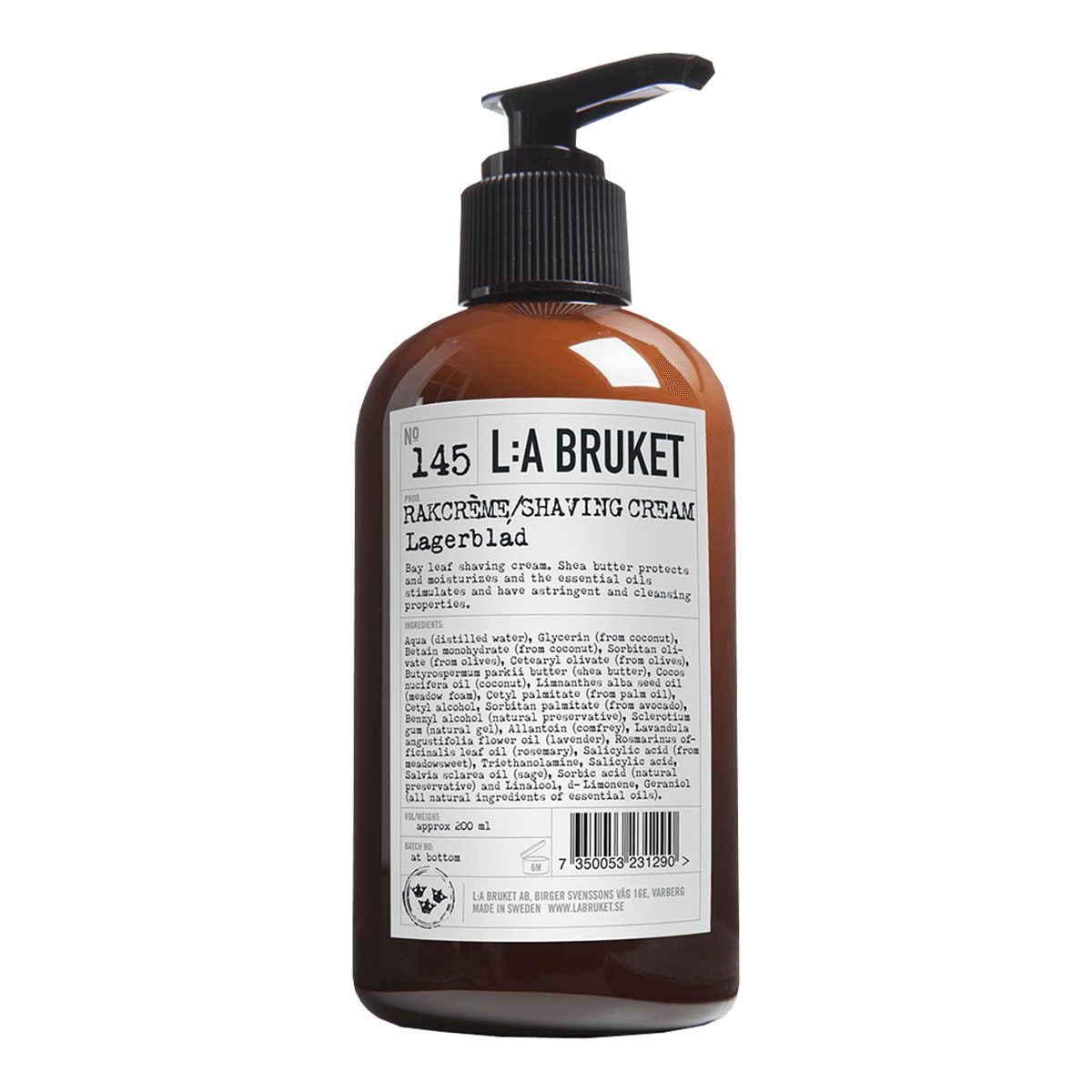L:A BRUKET Shaving Cream 200ml
