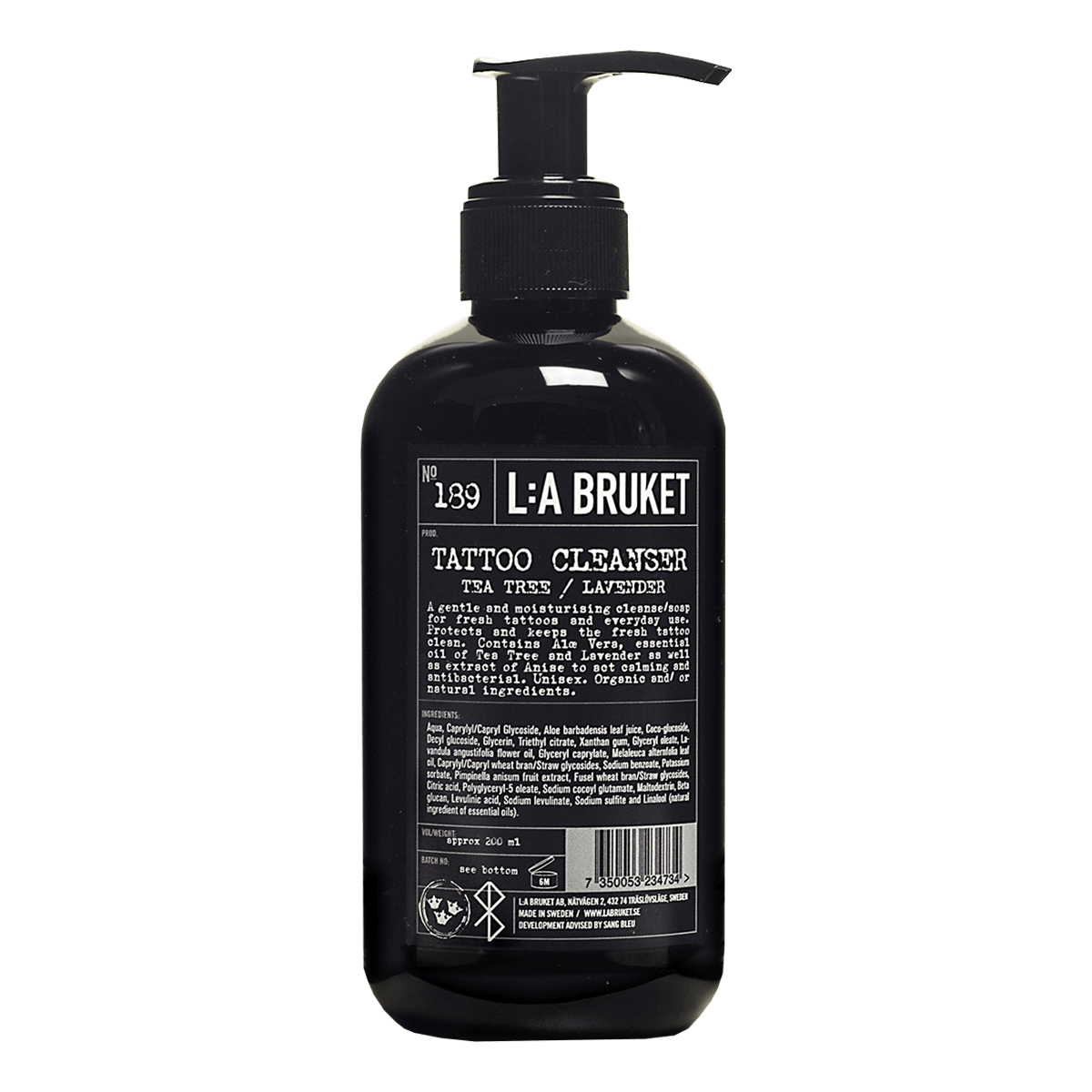 L:A BRUKET Tattoo Cleanser 200ml