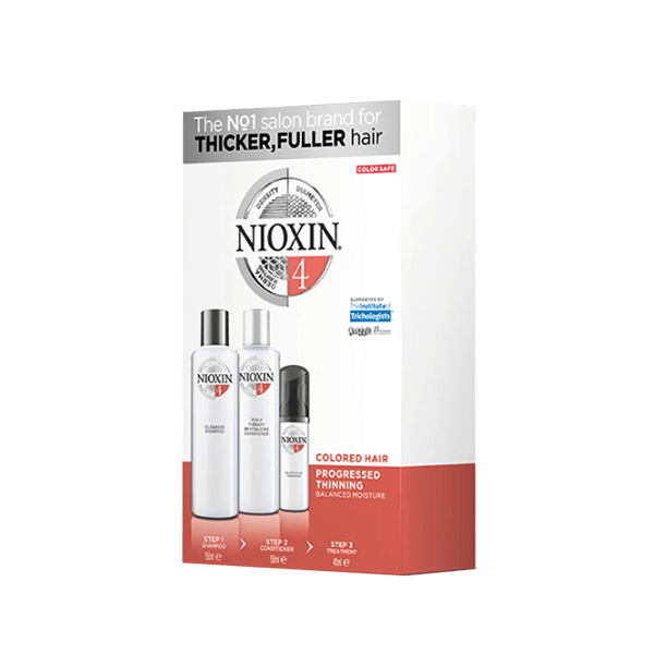 Nioxin System 4- 3 Part Kit for Colored Hair with Progressed Thinning
