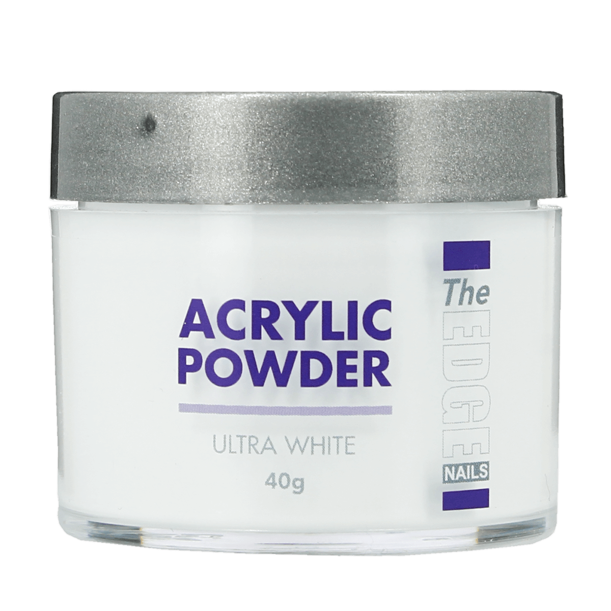 The Edge Nails Acrylic Powder Ultra White 40g