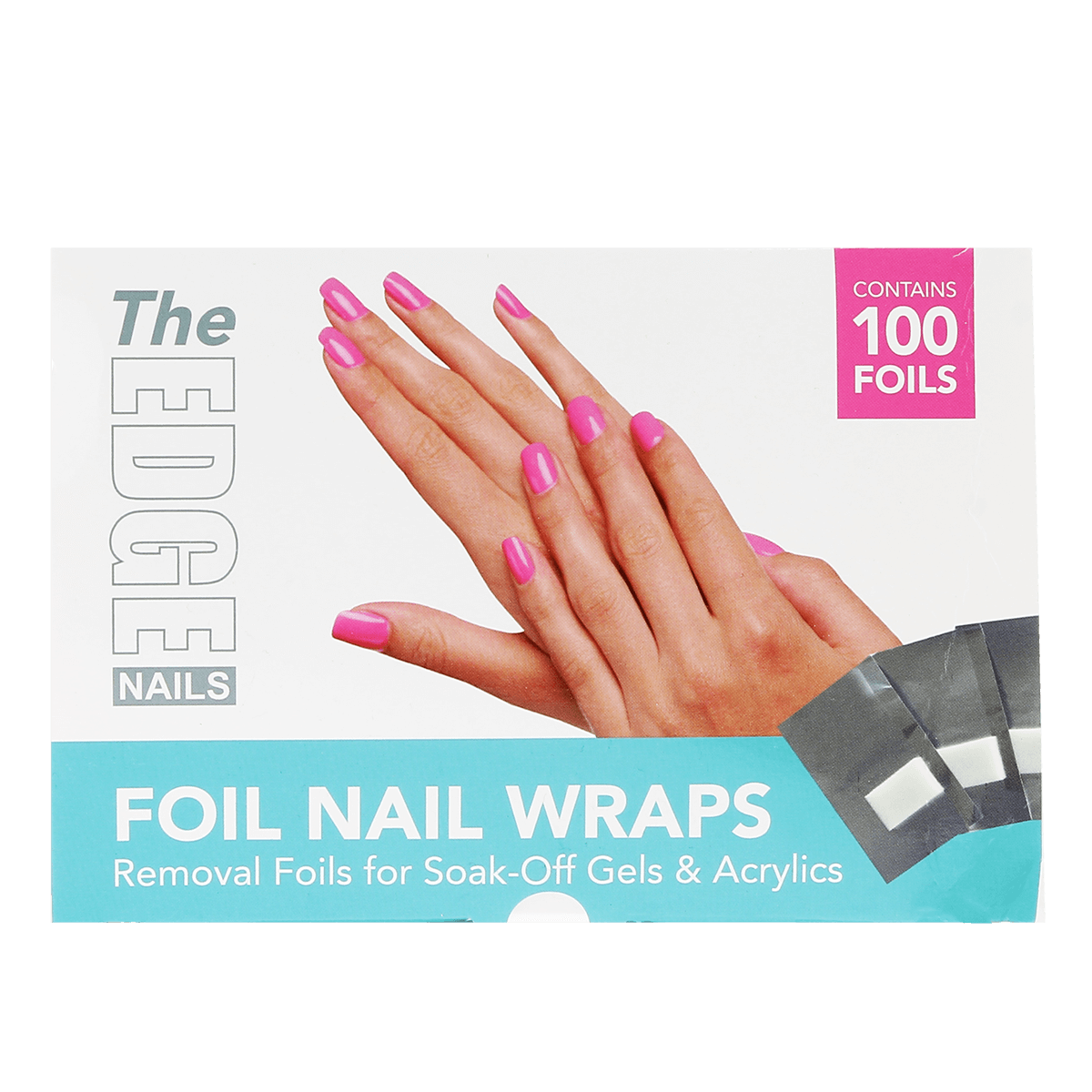 The Edge Nails Foil Nail Wraps (100 Foils)