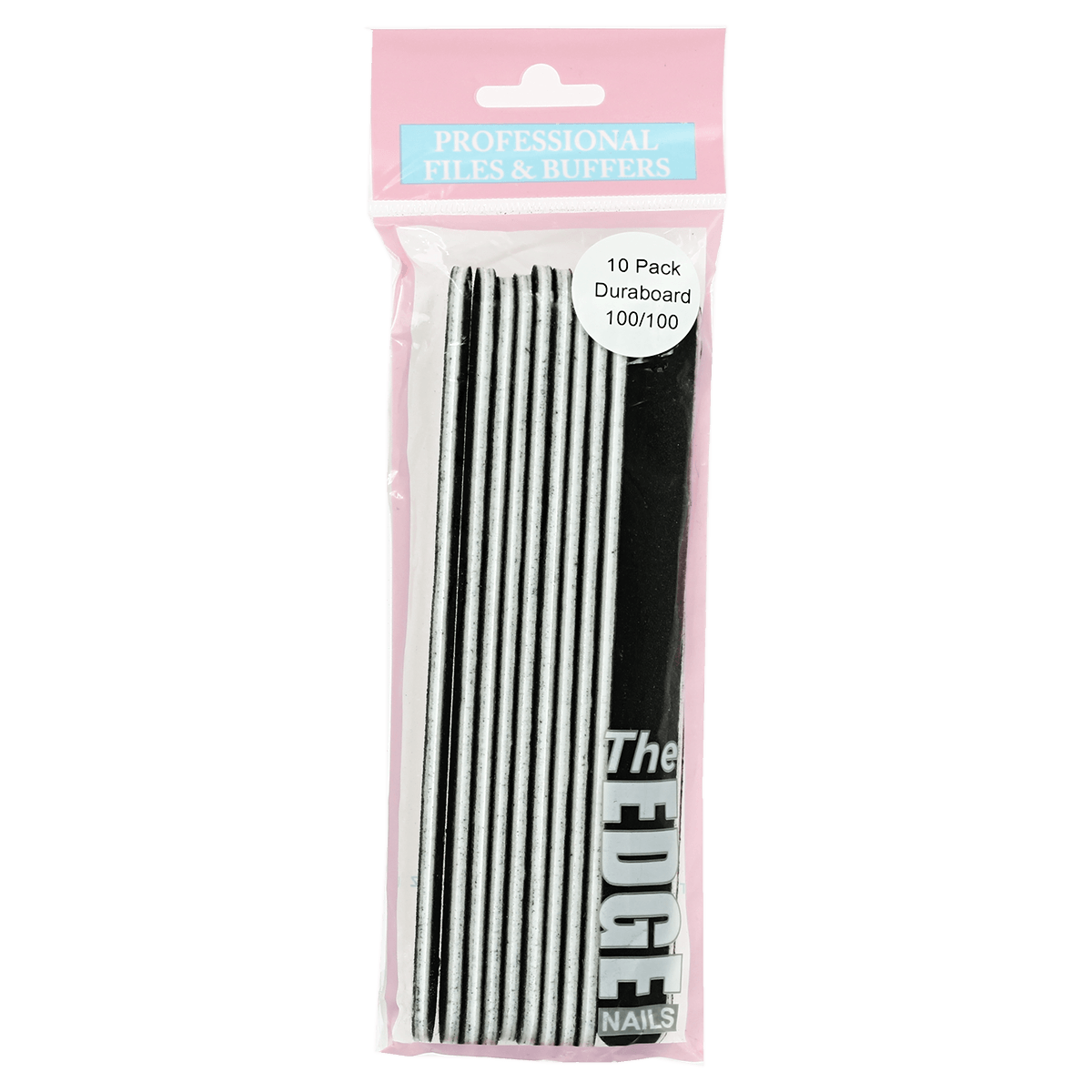 The Edge Nails Duraboard Files (10 Pack) 100/100