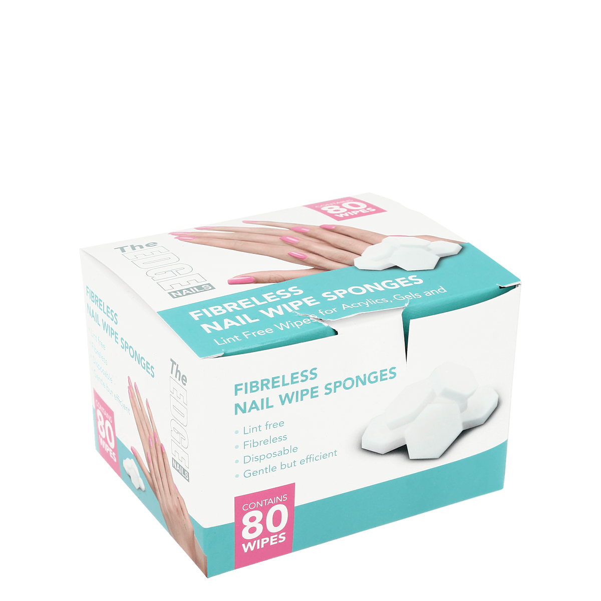 The Edge Nails Fibreless Nail Wipe Sponges x80