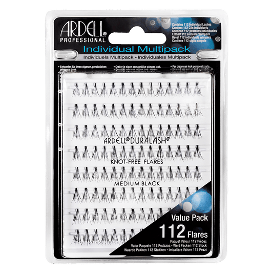 Ardell DuraLash Individual Knot-Free Flares Medium Black Multipack