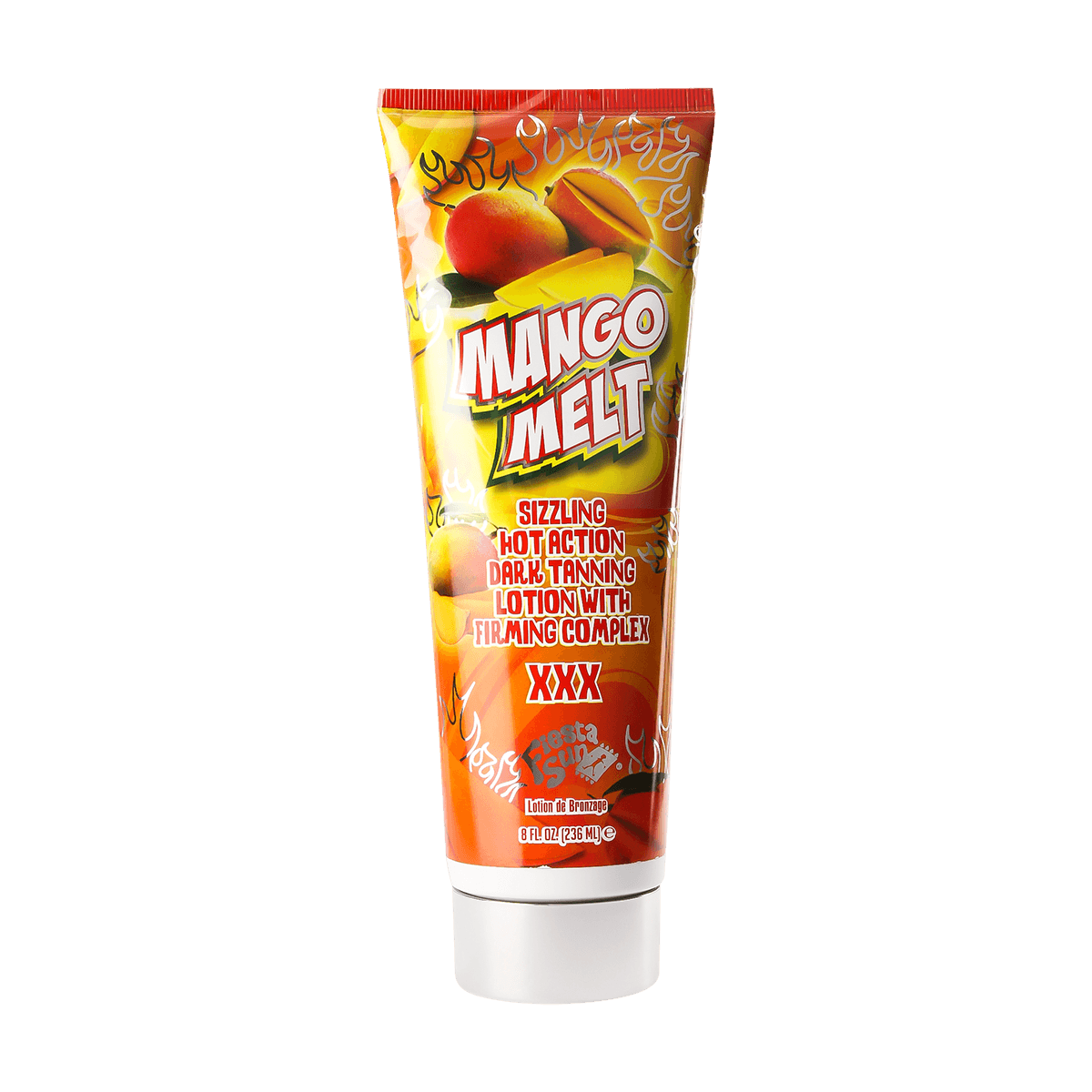 Fiesta Sun Mango Melt Sizzling Hot Action Dark Tanning Tingle 236ml