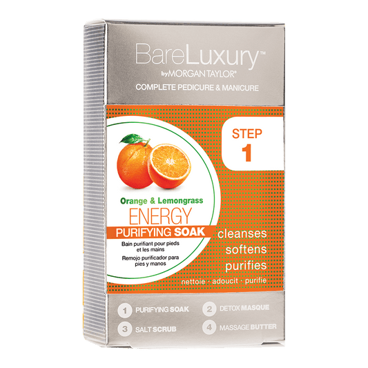 Morgan Taylor Bare Luxury Energy Orange & Lemongrass Pedi & Manicure