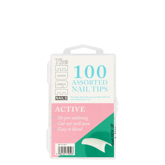 The Edge Nails Active Tips x 100 Assorted