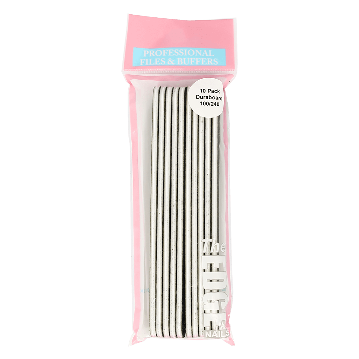 The Edge Nails Duraboard 100/240 File 10 Pack