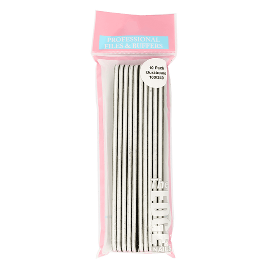 The Edge Nails Duraboard 100/240 File 10 Pack