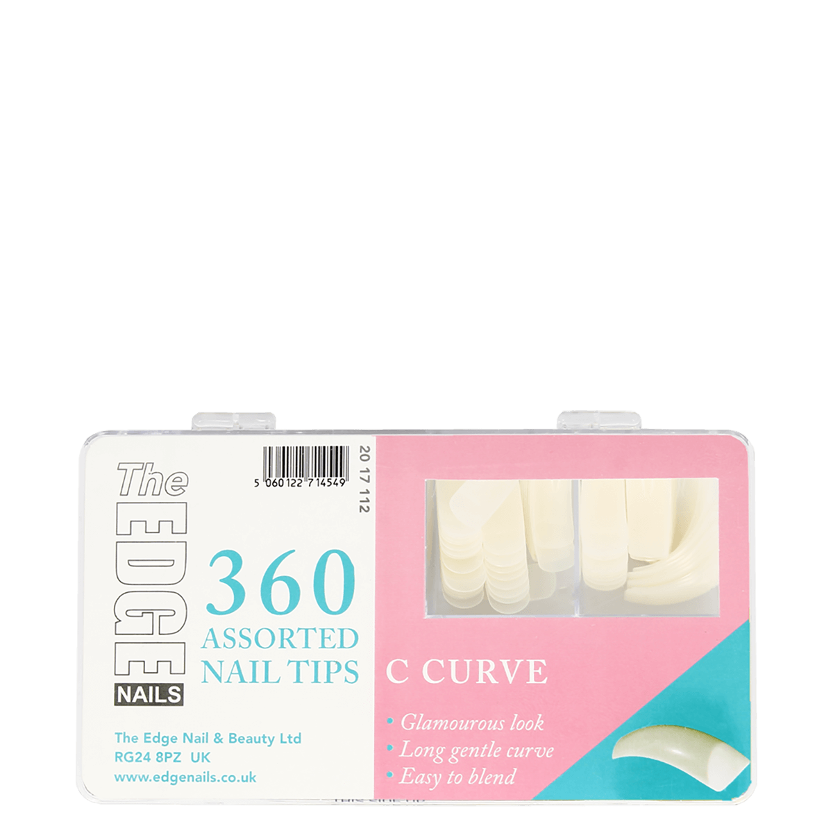 The Edge Nails C Curve Assorted Nail Tips (360 Pack)