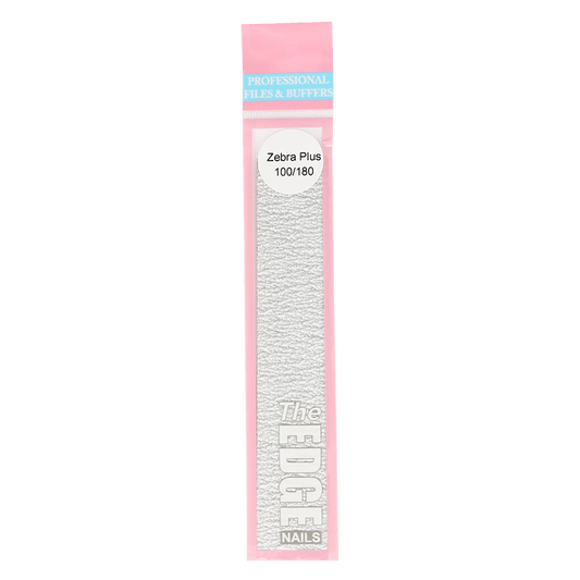 The Edge Nails Zebra Plus File 100/180