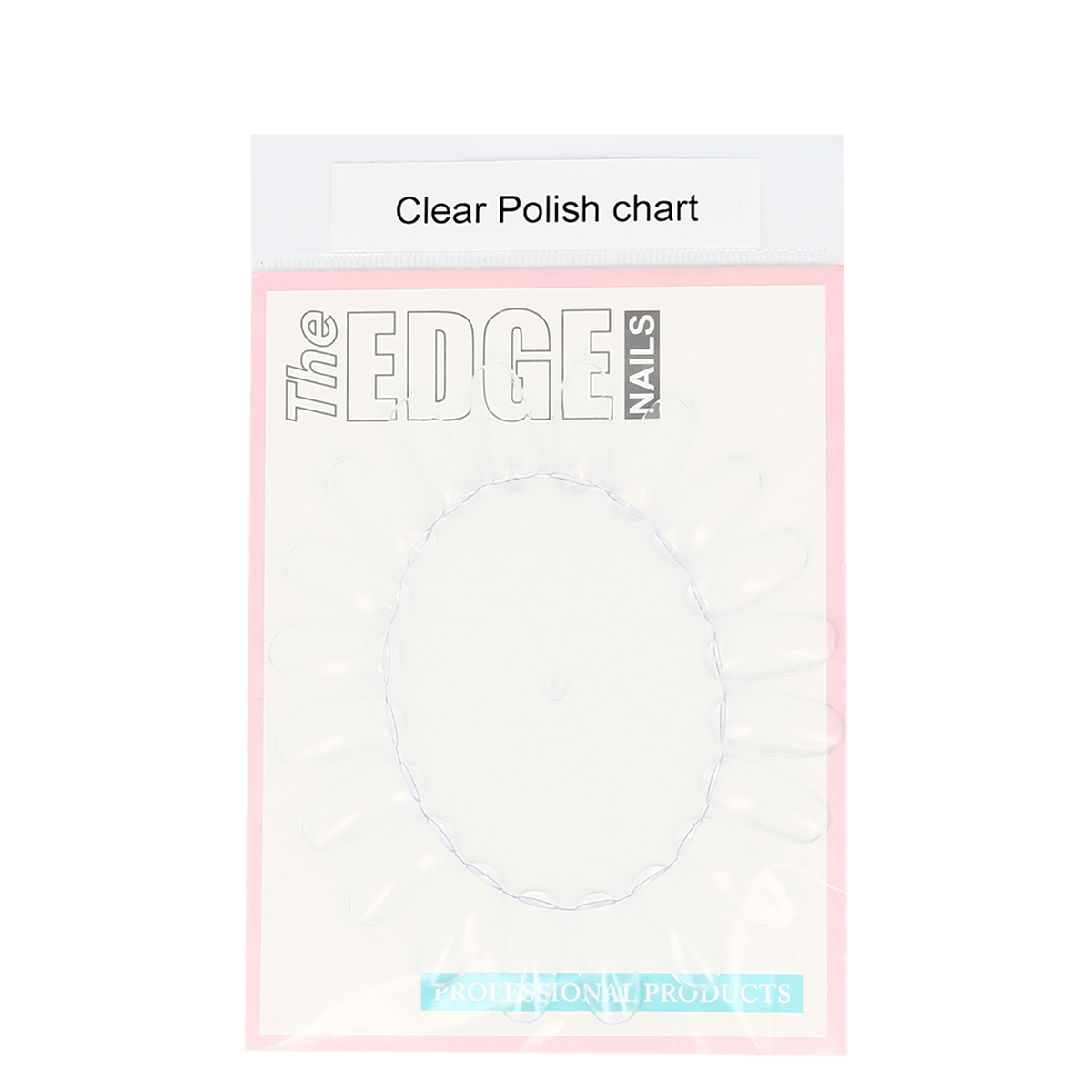The Edge Nails Clear Polish Chart