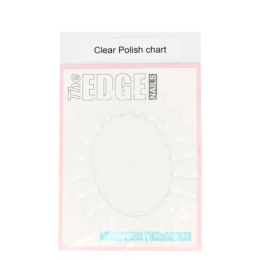The Edge Nails Clear Polish Chart