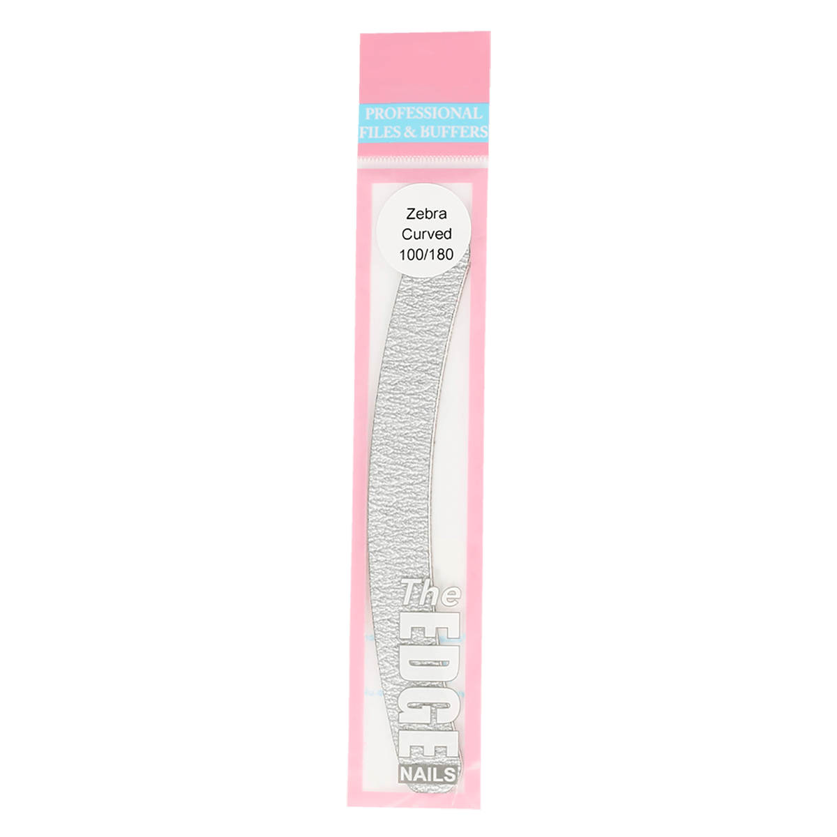 The Edge Nails Zebra Curved File 100/180