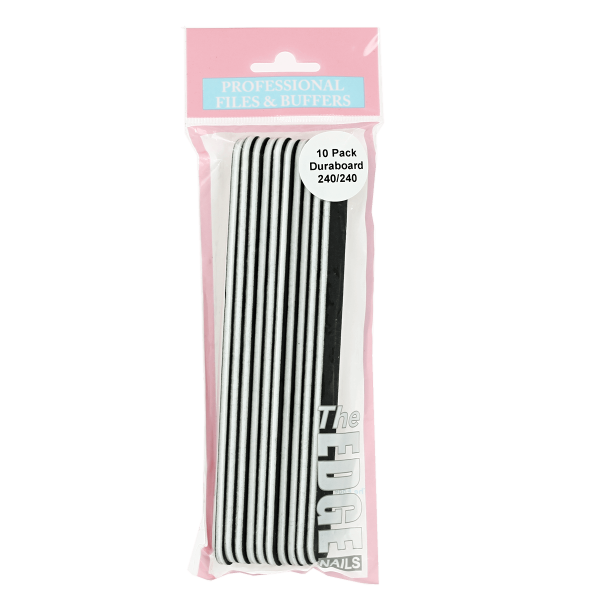 The Edge Nails Duraboard Files (10 Pack) 240/240